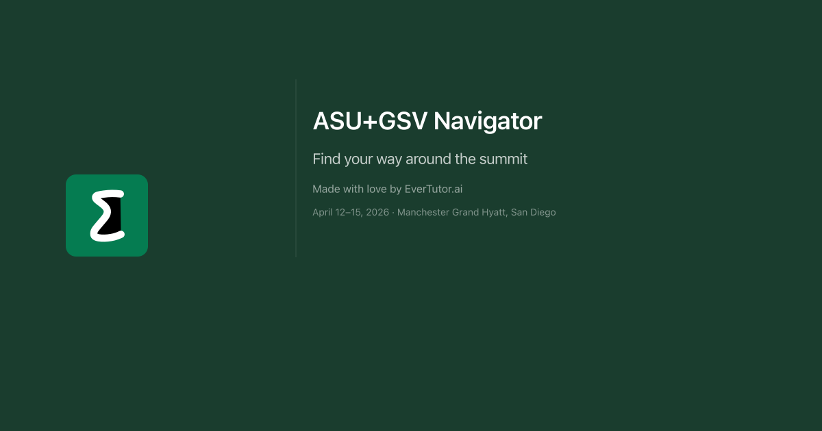 ASU GSV Navigator